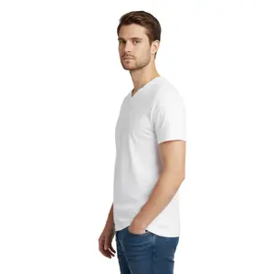 Unisex V Neck T-Shirt view 4